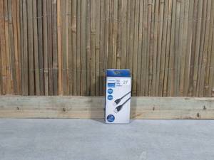 lot 27 image: PHILIPS 25 Foot Streaming Internet, Cat5e, New in Box, Original Seal, Black