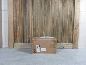 lot 50 image: Progress Lighting Cylinder Collection 6 Metallic Gray Modern Outdoor LED Wall Lantern Light