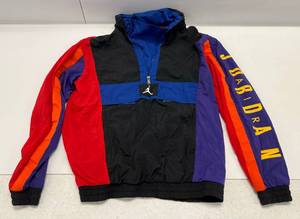 Air Jordan Multi colored Slip Over Jacket Size Med.