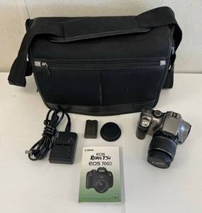 Vintage Canon EOS 700D Camera With Case And Extras