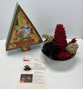 Group Including Lightstone Christmas Centerpiece And Harry & David Twelve Days Of Christmas NIB