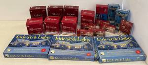 Large Group Of Christmas Lights (Working) Some NIB