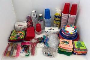 Large Group Of Misc. Party Supplies