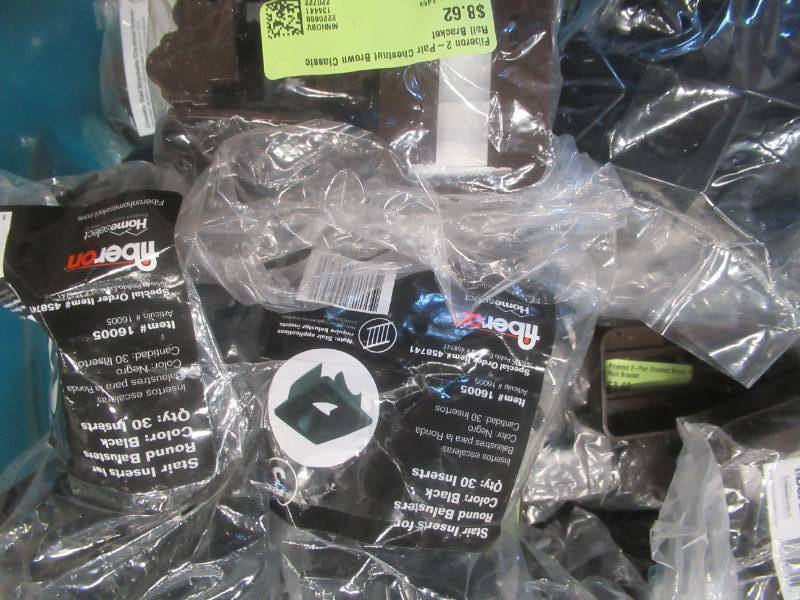 WHOLESALE BIN OF DECKING ACCESSORIES (SEE PHOTOS)