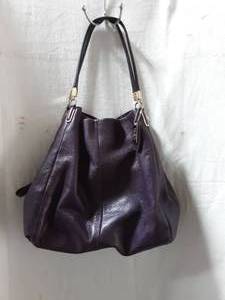 Coach Phoebe Purple Shoulder Bg XL 13L x 5D x 13H