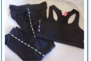 2-Piece Size S Racer Back Work Out Set