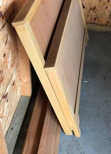 Wooden Full Size HeadFoot Boards & Frame