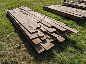 Pallet Lot of Kiln Dried and Planed BLACK WALNUT Boards - Lengths Up to 144, Thickness 78, Width Most is 5 to 9, Quantity Approx. 26