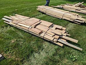 Pallet Lot of MIXED SPECIES Boards - Lengths Up to 132, Thickness 14 to 1-12, Width Up to 7