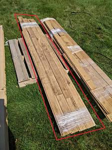Lot of OAK Tongue & Groove Flooring - Approx. 70 sqft - 3-14 x 34