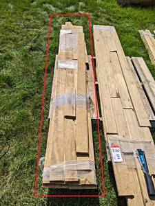 Lot of OAK Tongue & Groove Flooring - Approx. 70 sqft - 3-14 x 34