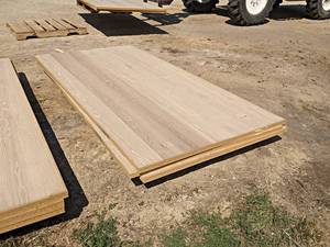 (3) Sheets of Oak Veneer Particle Board - Each Sheet is 48-12 x 96-12 x 1-14