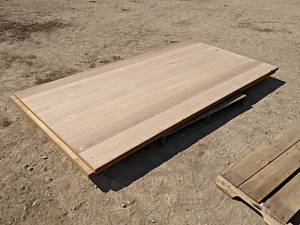 (2) Sheets of Oak Veneer Particle Board - Each Sheet is 48-12 x 96-12 x 1-14