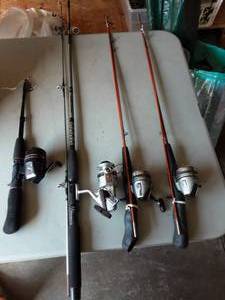 lot 17 image: 4-Rod & Reel Combos