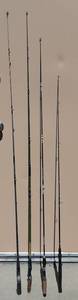 lot 19 image: 4-Vintage Fishing Rods