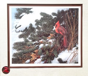 lot 46 image: Limited Edition Winter Grotto Framed Art by Les Didier with Certificate