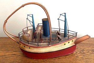 lot 56 image: Decorative Metal Boat from the Philippines