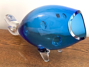 lot 9A image: Beautiful Large Blenko Glass Fish