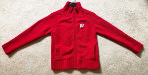 lot 20A image: University of Wisconsin Madison Oarsman Zip Up Sweater