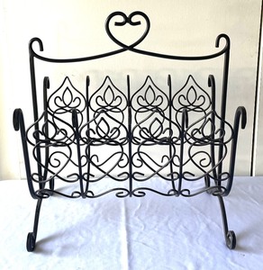 lot 85 image: Marvelous Metal Magazine Rack