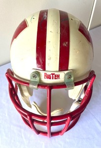 lot 27A image: University of Wisconsin Madison Badges Football Helmet
