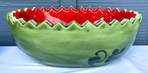 lot 87 image: Wonderful Watermelon Themed Serving Set