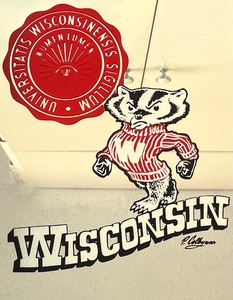 lot 98 image: University of Wisconsin Madison Badger Mirror