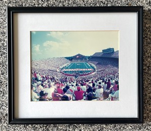 lot 106 image: Vintage University of Wisconsin Madison Badgers Camp Randall Stadium Framed Photo
