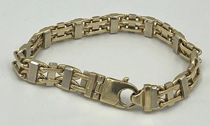 lot 1A image: Mens Quality 14k Bracelet