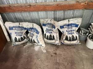 4 Bags Marble Chips