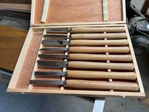 Wood Carving Tools in Case