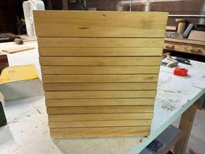 Handmade Storage Cabinet for Circular Blades & Contents
