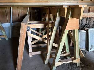 Large Sawhorses & Lumber