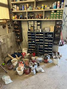 Bolts, Washers, Nuts & Storage Bins