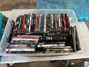 Tote Full of DVDs