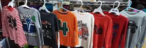 Large Lot Of Boys Clothes. 8 Long Sleeve Size 4