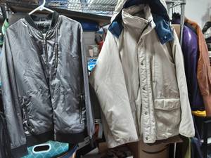 2-Mens Size Large 21 Men Light Weight Jacket & Gander Mountain Goose Down Jacket
