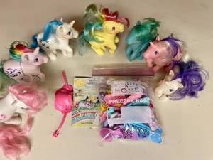 Lot of Vintage My Little Pony Figures 1983 G2 Line
