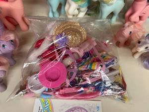 Lot of Vintage My Little Pony Toy Figures 1984-1985