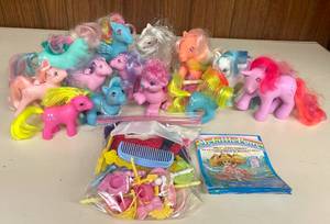 Lot of Vintage My Little Pony Toy Figures 1985-1987