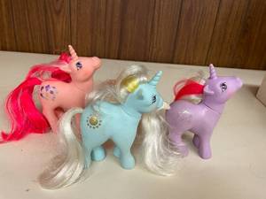 Lot of Vintage My Little Pony Toy Figures 1985-1987