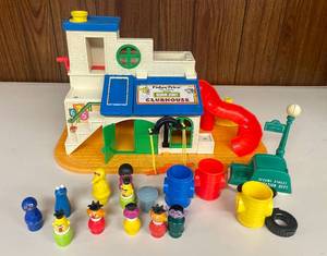 Vintage Little People Sesame Street Playset and Figures