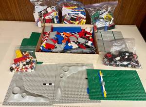 HUGE Lot of Vintage LEGOS with Baseplates, Mini Figures and MORE&nbsp