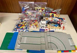 HUGE Lot of Vintage LEGOS with Baseplates and Instructions&nbsp