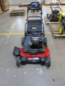 lot 491 image: TORO 21199 TimeMaster 30 in. Briggs & Stratton Personal Pace Self-Propelled Walk-Behind Gas Lawn Mower with Spin-Stop (NEW CONDITION)