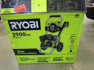 lot 498 image: RYOBI RY802925VNM 2900 PSI 2.5 GPM Cold Water Gas Pressure Washer (BRAND NEW IN BOX)