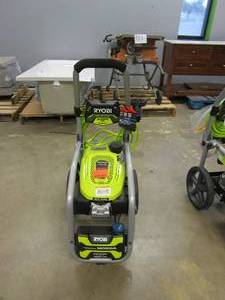 lot 533 image: RYOBI 3300 PSI 2.5 GPM Cold Water Gas Pressure Washer (MISSING WAND, NICE CONDITION)