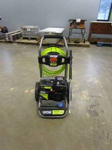 lot 534 image: RYOBI RY803223VNM 3200 PSI 2.3 GPM Cold Water 196 cc Kohler Gas Pressure Washer (MISSING SPRAY TIP & WHEEL WOBBLES)