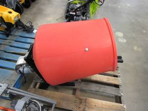 lot 539 image: 3.5 cu. ft. 34 HP 120-Volt Motor Direct Drive Cement Mixer (MISSING WHEELS & STEEL FRAME)