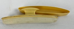 lot 11 image: Antique Ivoroyd Celluloid Dressing Tray with Beauty Tools